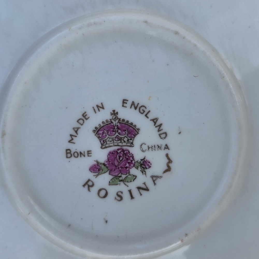 English bone china tea cup saucer - Picture 4 of 4